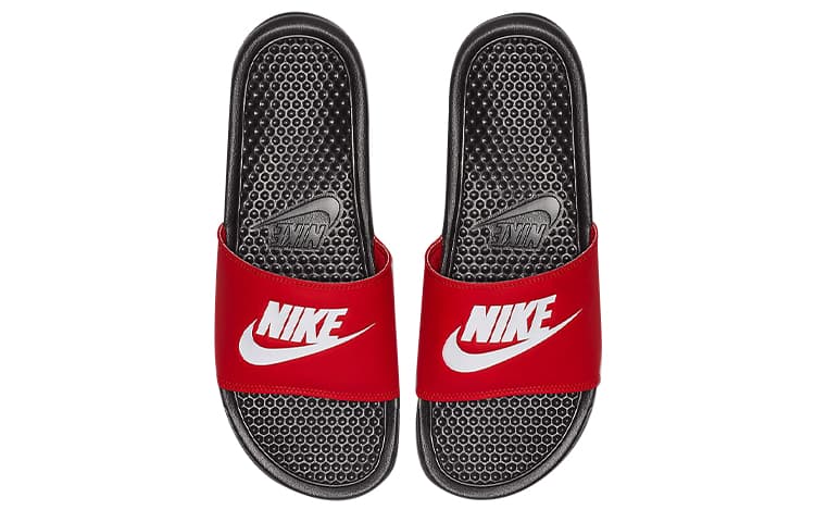 Nike Benassi Jdi Black White Red 6