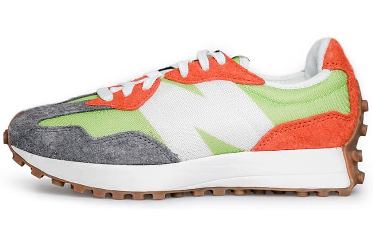New Balance 327 Lime Green Red Grey 2