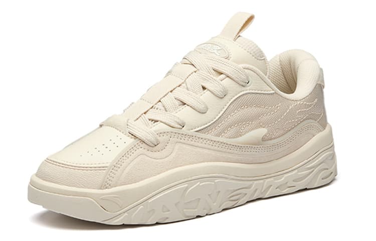 Anta Hot Height Increasing Low-Top Skateboard Shoes Men's Muddy Sandy Gray 5