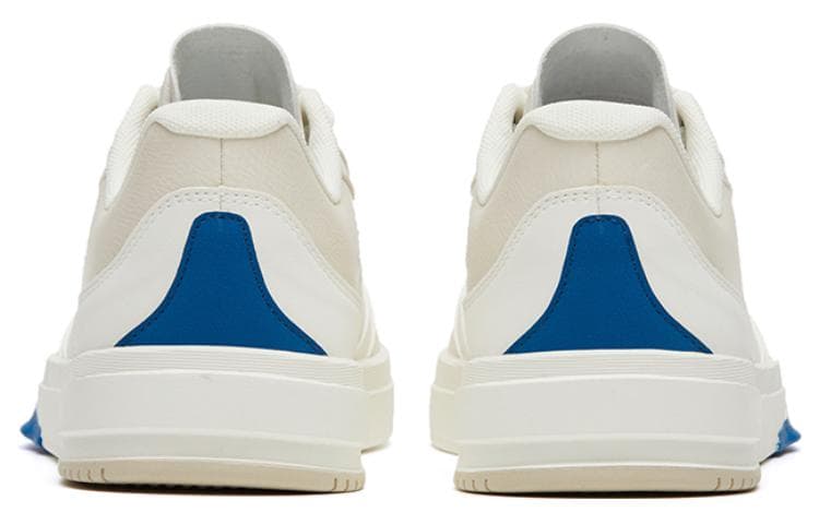 ANTA Life Collection Skateboard Shoes Men Low-Top White Blue 5