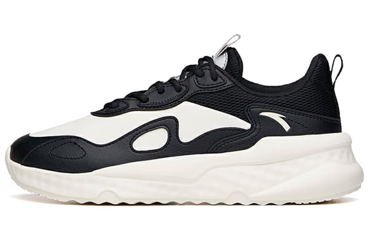 ANTA Casual Shoes Women's Low-Top Ivory White/Black 2