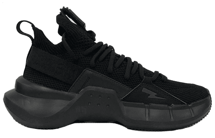 Neil Barrett x LI-NING China Wudao 2.3 Comfort Shock Absorption Anti-Slip Wear-Resistant Breathable Balance Mid-Top Sports Casual Shoes Unisex Black 3