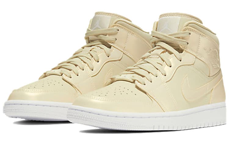 JORDAN 1 Mid Goose Feather Yellow Women's 5