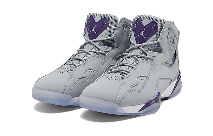 Jordan True Flight 'Wolf Grey Purple' GS 6