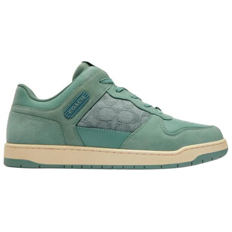 COACH C201 Low Top Skateboard Shoes Men's Green 4