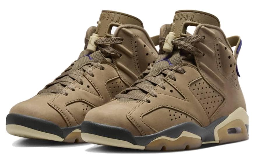 JORDAN 6 Retro Gore Tex Brown Kelp Women's 5