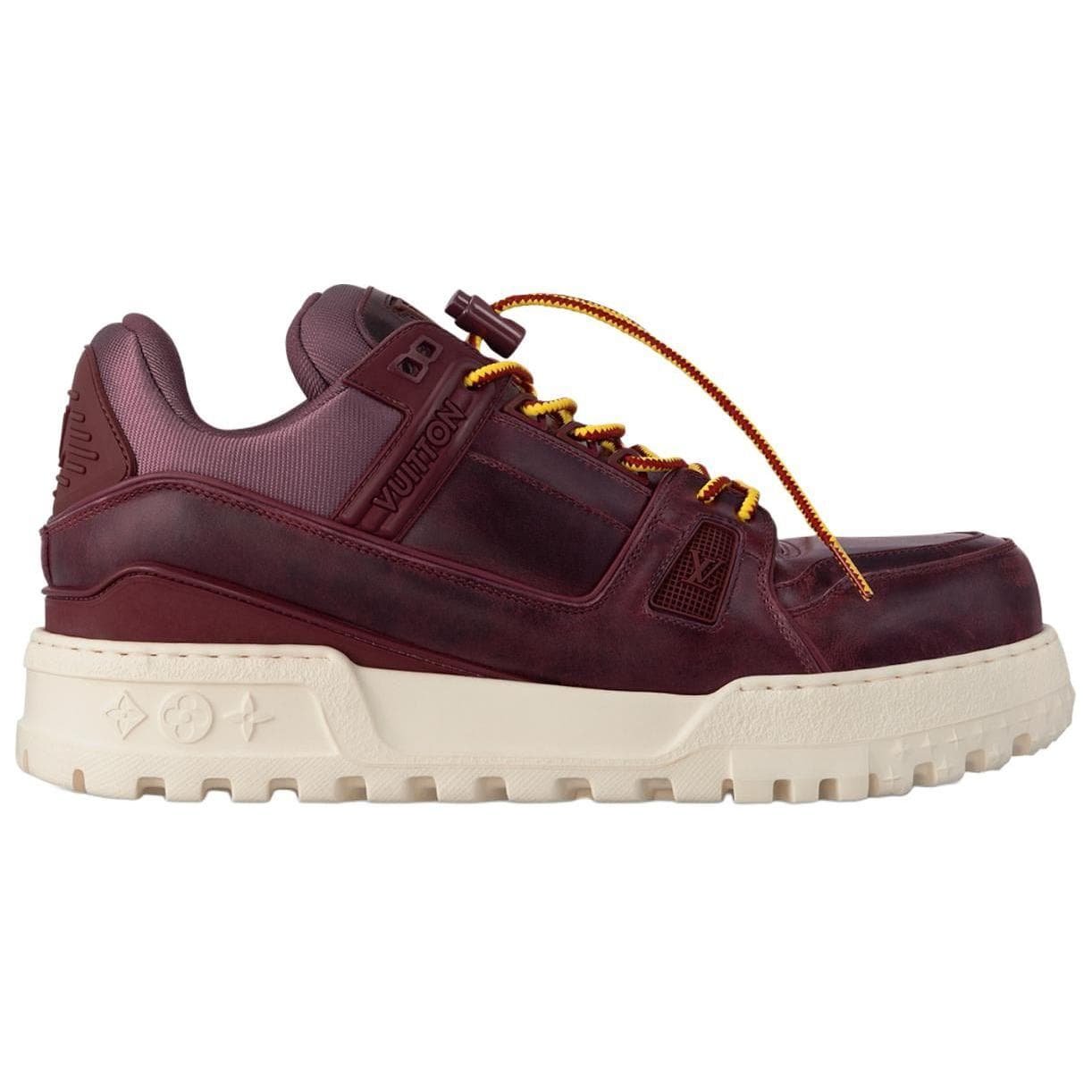 LOUIS VUITTON Trainer Maxi Low-Top Casual Shoes Men's Red 3