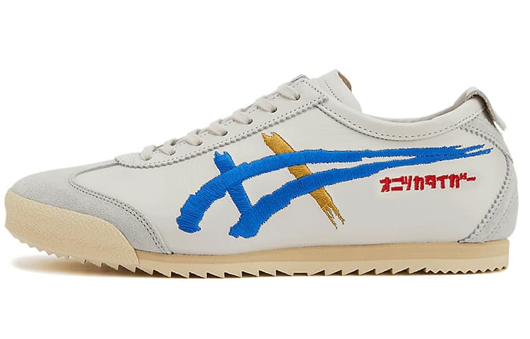 Asics Onitsuka Tiger Mexico 66 Deluxe Nm White Directoire Blue Women's 2
