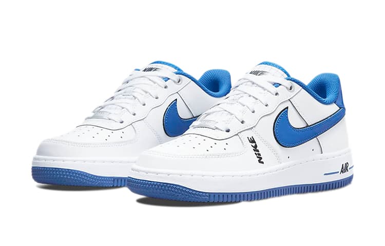 Nike Air Force 1 Low LV8 White Game Royal GS 6