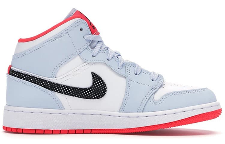 Jordan 1 Mid GS Half Blue 3