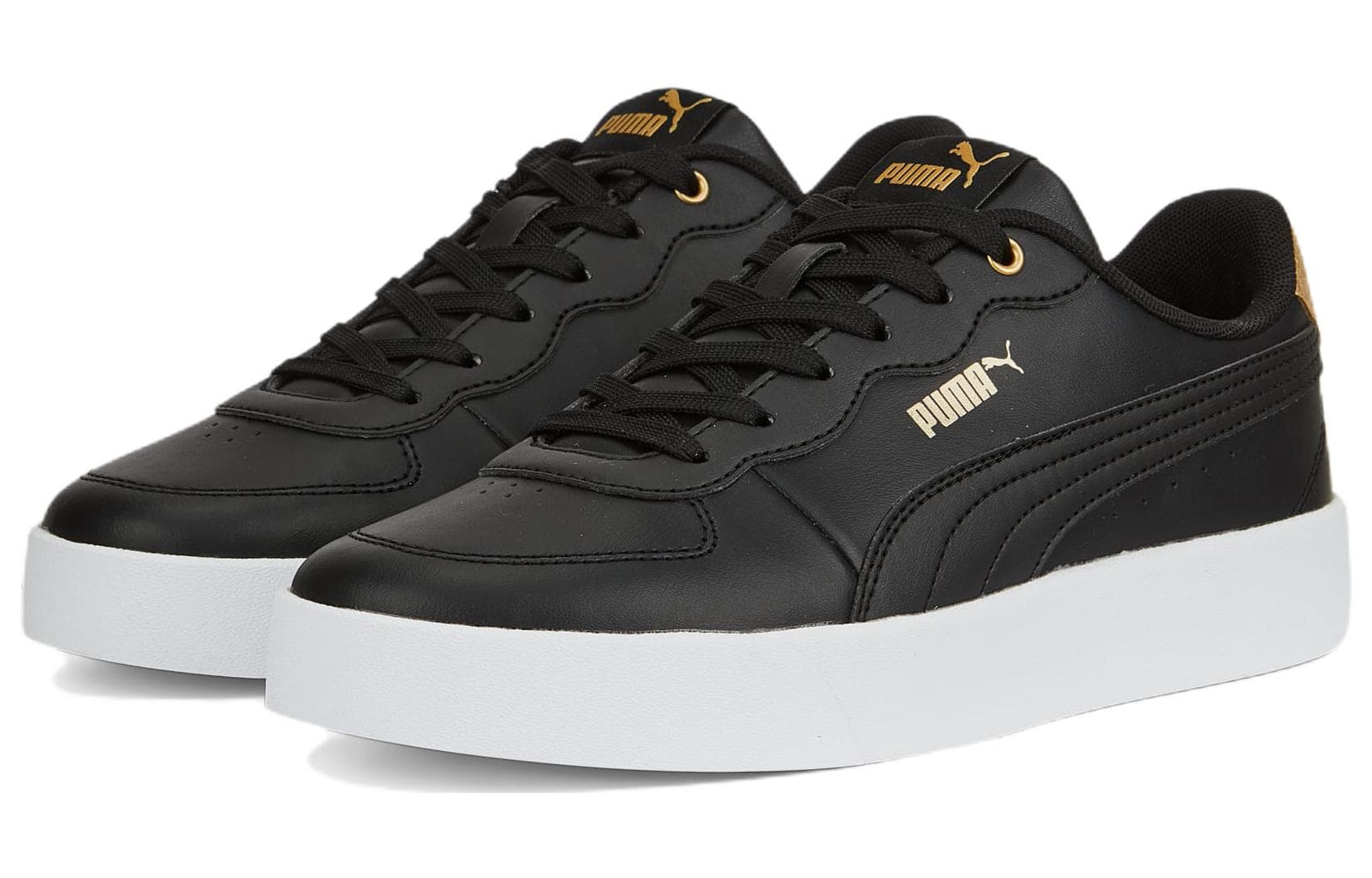 PUMA Skye Clean Distressed 'Black White' Women's 5