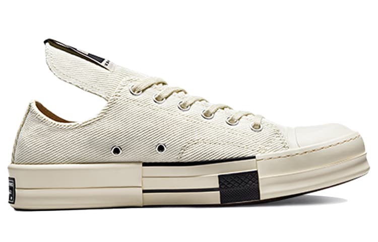 Converse Drkstr Chuck Taylor All Star 70 Ox Rick Owens Drkshdw White 3