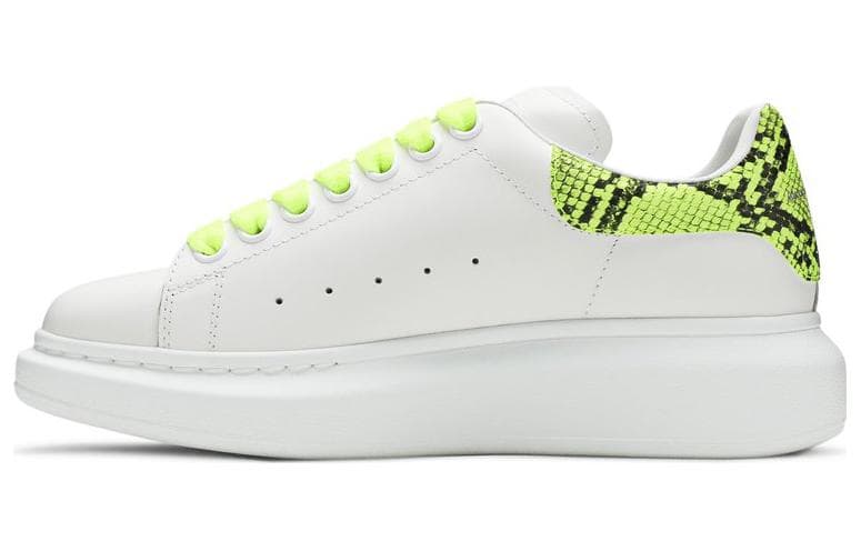 Alexander McQueen Oversized Neon Green Snake Print
