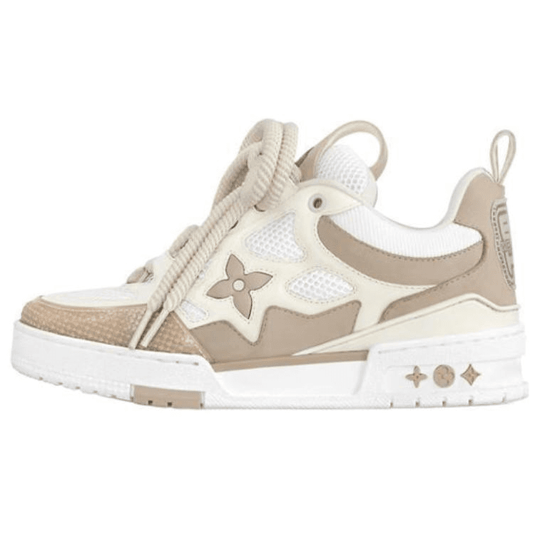 LOUIS VUITTON Skate Low-Top Skateboard Shoes Women's Light Brown 2