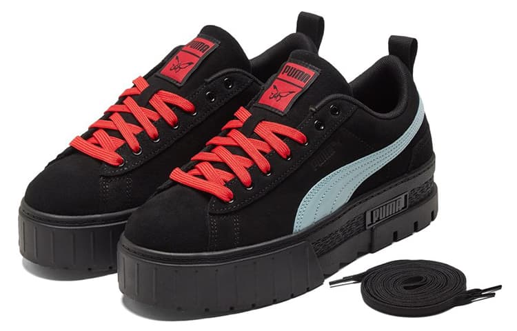 PUMA Mayze Sd Dua Lipa PUMA Black Blue Glow Women's 6