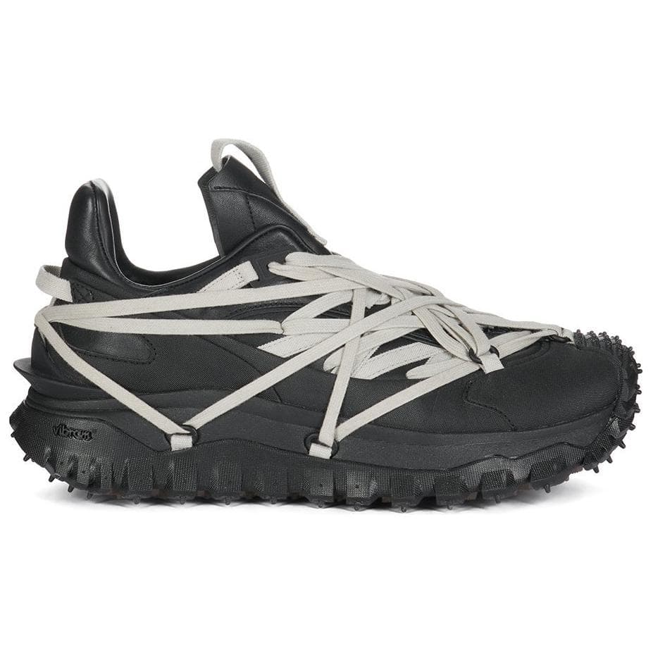 RICK OWENS x Moncler Trailgrip Low-Top Casual Shoes Unisex Black 3
