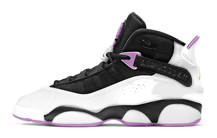 Jordan 6 Rings White Light Purple GS