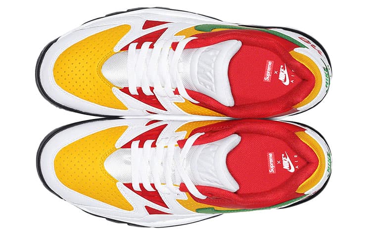 Nike Cross Trainer Low Supreme White Yellow Red 3