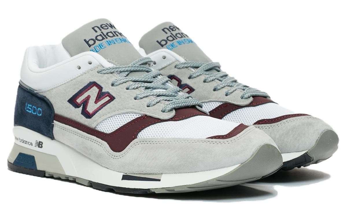 New Balance 1500 Grey Burgundy Teal 2