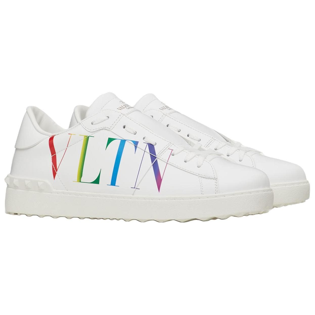Valentino Open Sneaker 'Logo Print - White Multi' 6