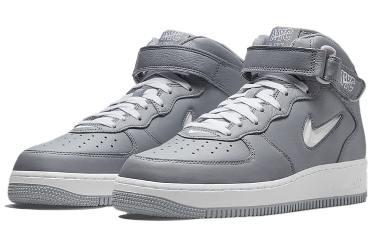 Nike Air Force 1 Mid Qs Jewel Nyc Cool Grey 6