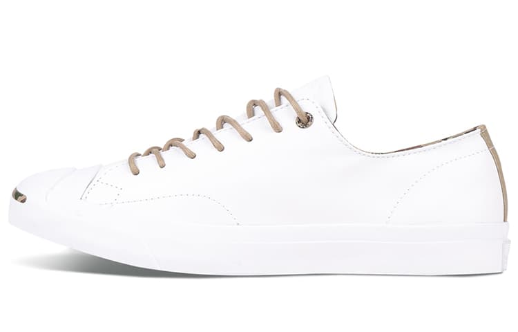 Converse Jack Purcell Wear resistant Non Slip Low Tops Casual Skateboarding Shoes Unisex White 2