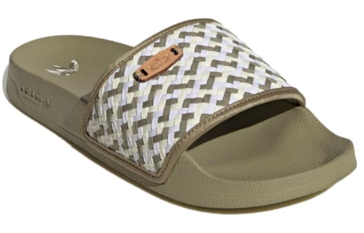 Adidas Originals Originals Adilette Lite Slides 'Olive Strata White' Women's 5