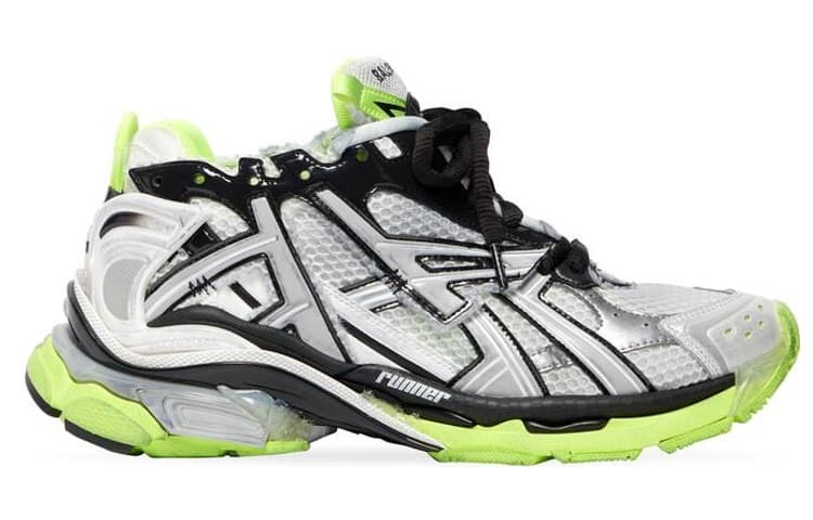 Balenciaga Runner White Neon Yellow 3