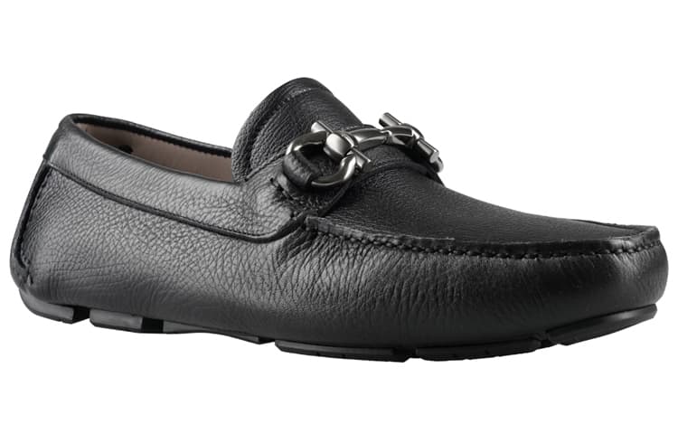 FERRAGAMO Parigi Slip-on Leather Loafers 5