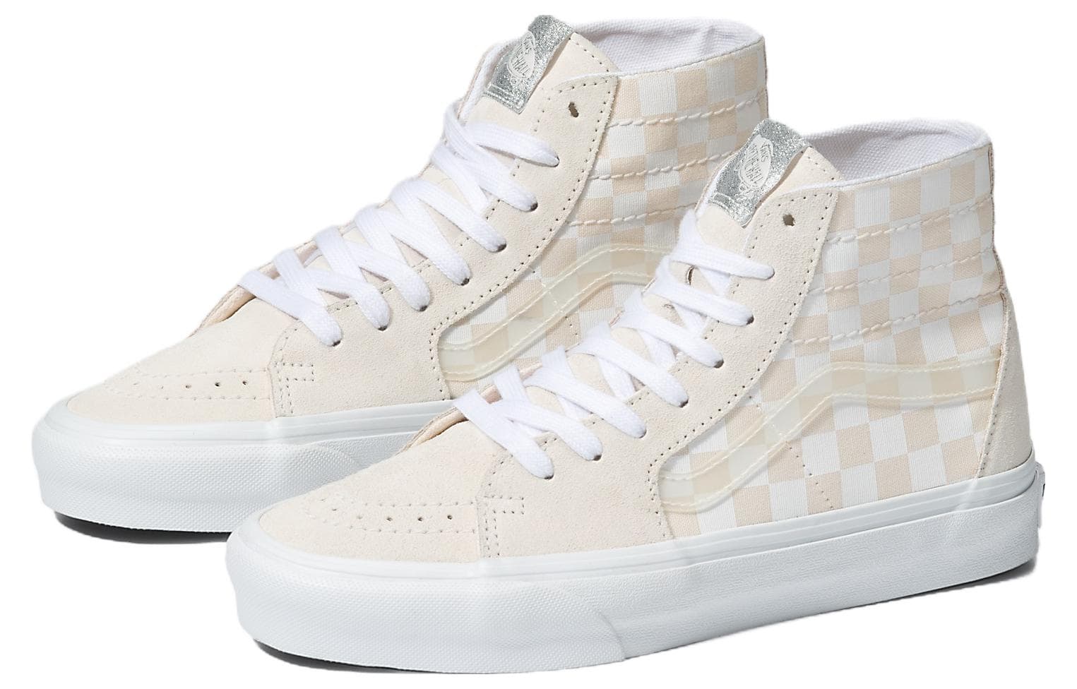 Sk8 Vans Hi Tapered 'Crystal Sidestripe Checkerboard' 5