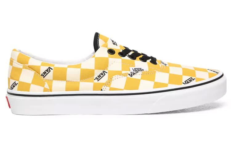 Vans Era Big Check Yolk Yellow 4