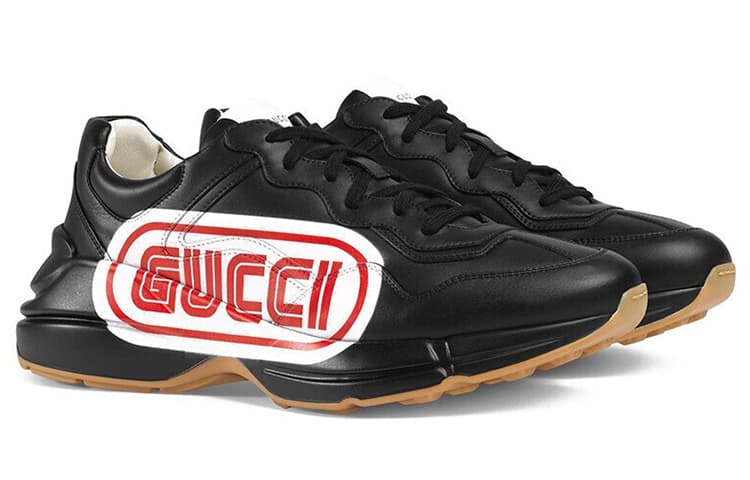 GUCCI Rhyton Print 'Black' 4