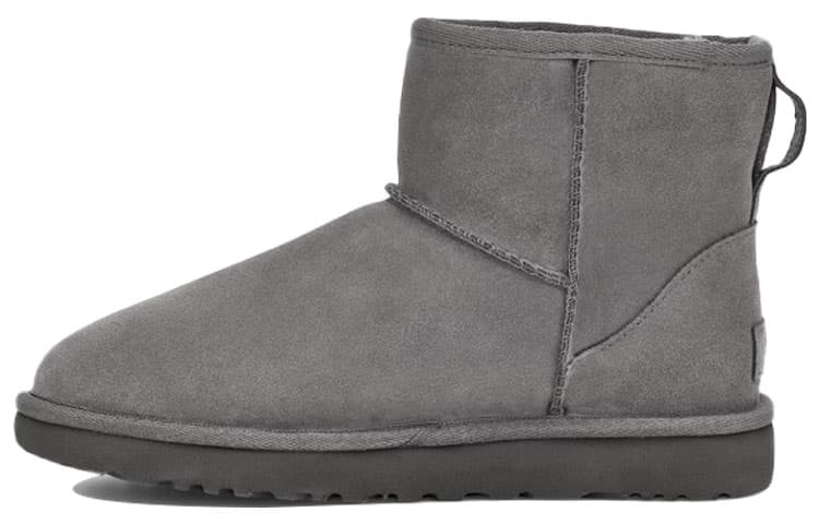 UGG Classic Mini UGG Rubber Logo 'Grey' Women's
