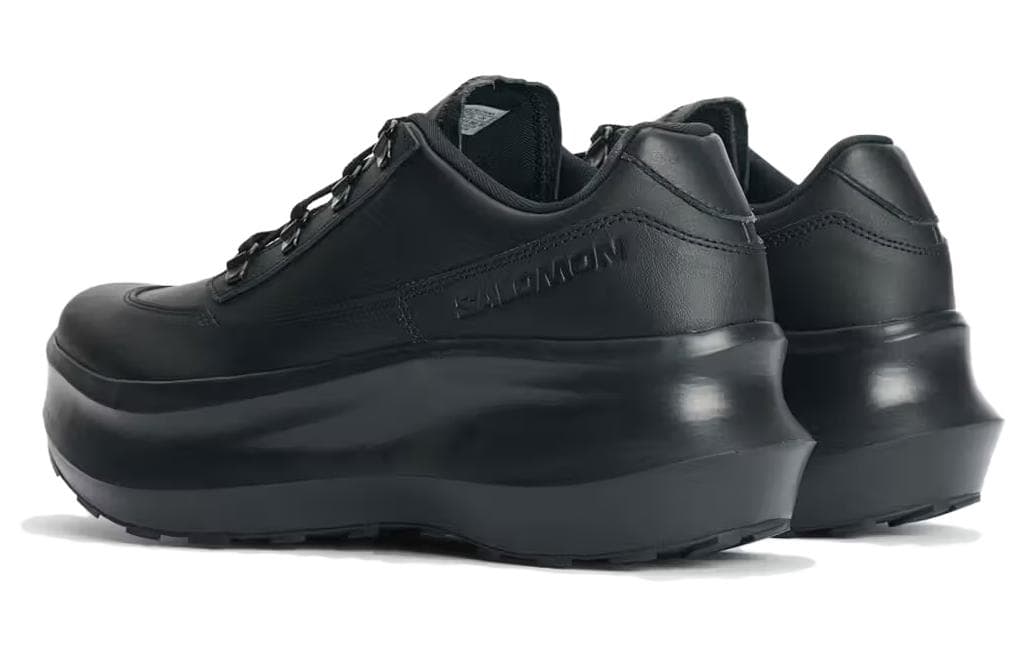 SALOMON SR811 Leather Platform Comme Des Garcons Black 6