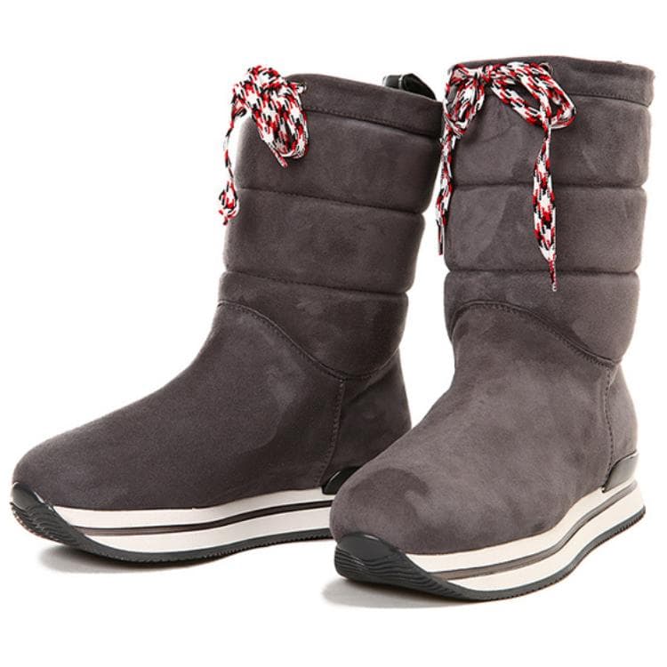 HOGAN H222 Snow Boots Women's Brown 6