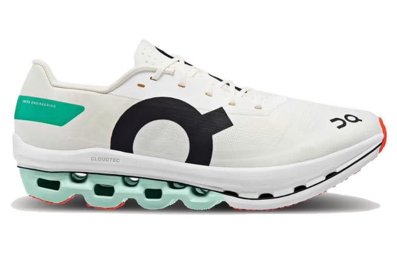 On Cloudboom Cushioning Anti-Slip And Wear-Resistant Low-Top Casual Running Shoes Men's White Green 3