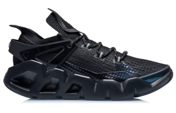 LiNing Essence 2.3 Delta Cushioning Breathable Low-Top Vintage Basketball Shoes Women's Black 4