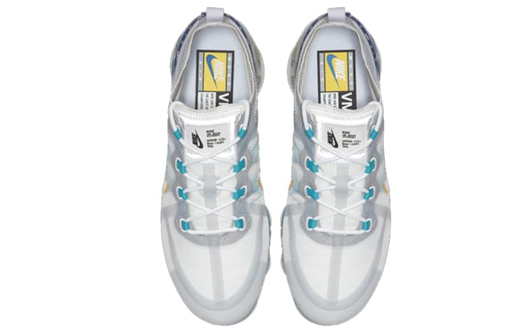 Nike Air VaporMax 2019 White University Gold Wolf Grey 5