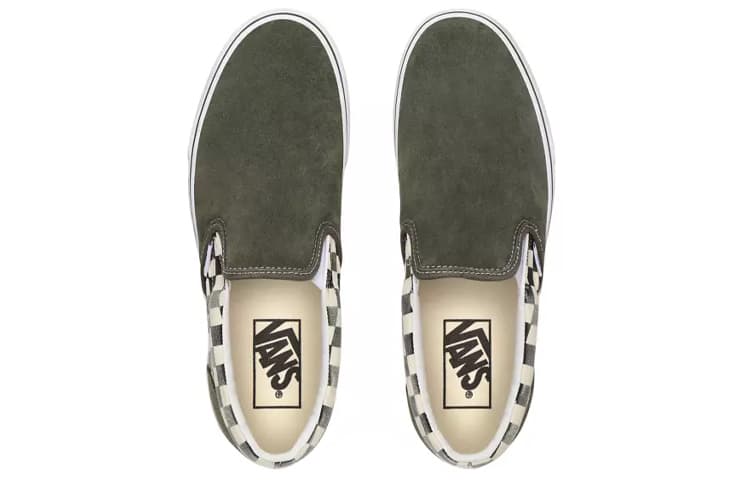 Vans Washed Classic Slip on Green 6
