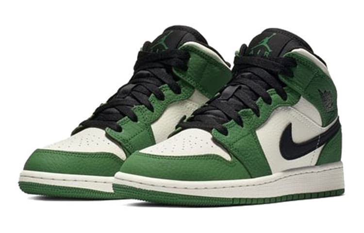 Jordan 1 Mid Pine Green GS 3