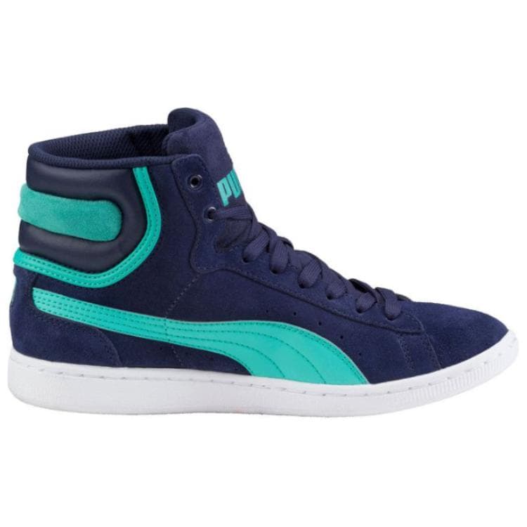 PUMA Vikky Mid 'Navy White' Women's 4