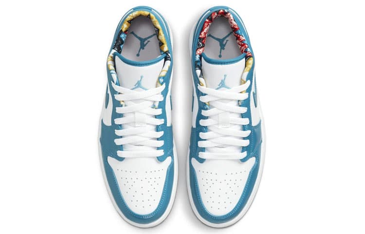 JORDAN 1 Low Se Barcelona Cyber Teal 5