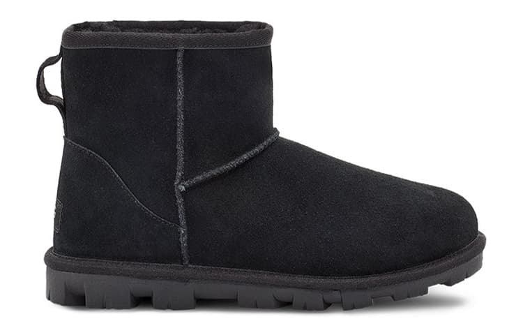 UGG Essential Mini Classic Fleece Lined Black Women's 2