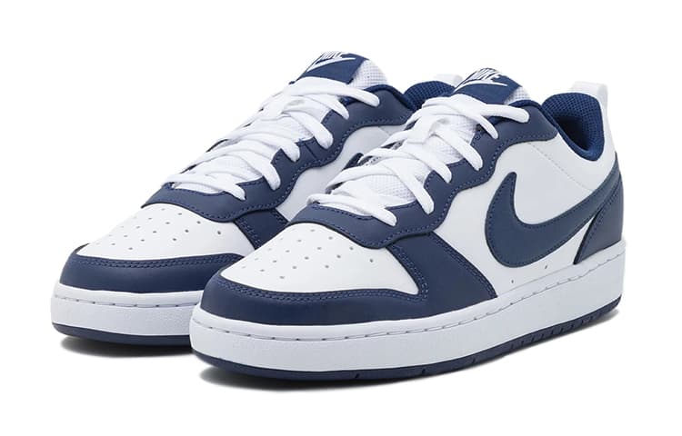 Nike Court Borough Low 2 White Blue Void GS 6