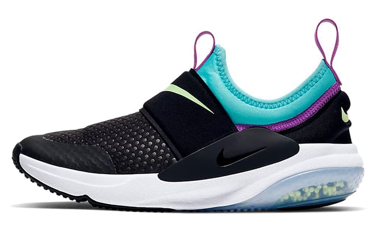Nike Joyride Nova Cushioning Slip-Resistant Low-Top Running Shoes GS Black Blue Purple