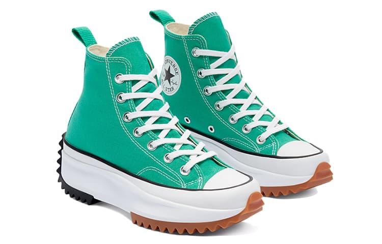 Converse Run Star Hike Hi Court Green Gum 6