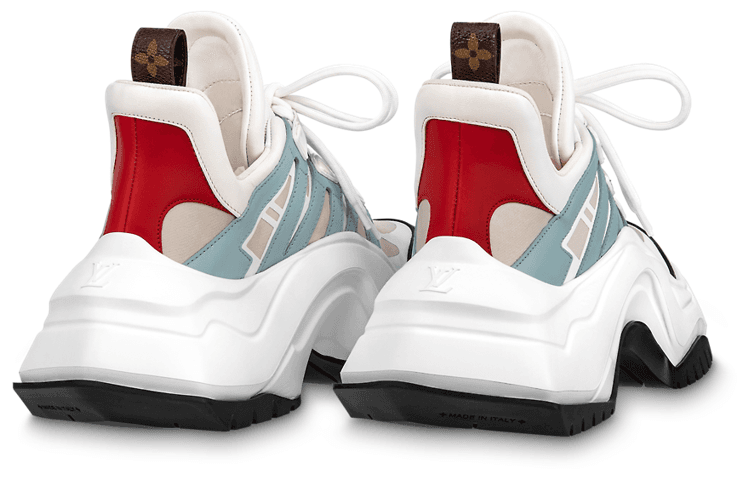 LOUIS VUITTON Archlight 2.0 Platform Sneakers 'White Beige Blue' Women's 5