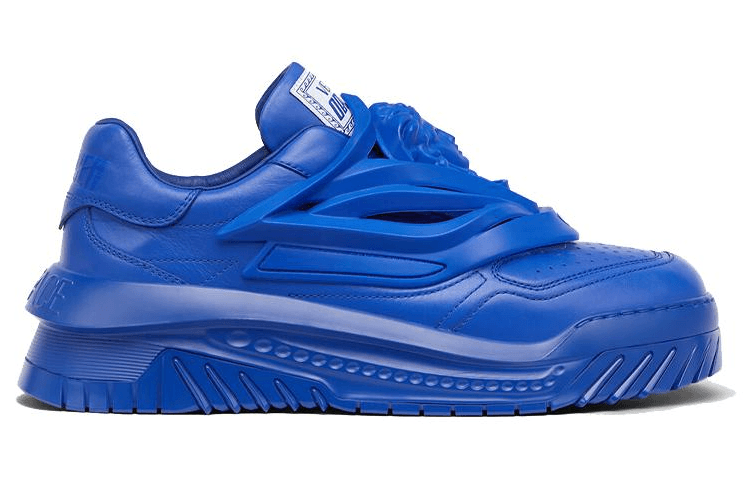 VERSACE Odissea Caged Rubber Medusa Sneaker 'Blue' 3