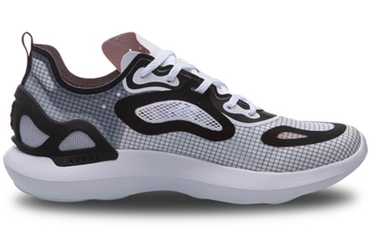 LiNing Comet Cushioned Slip-Resistant Low-Top Sports Casual Shoes Men's Black White 4