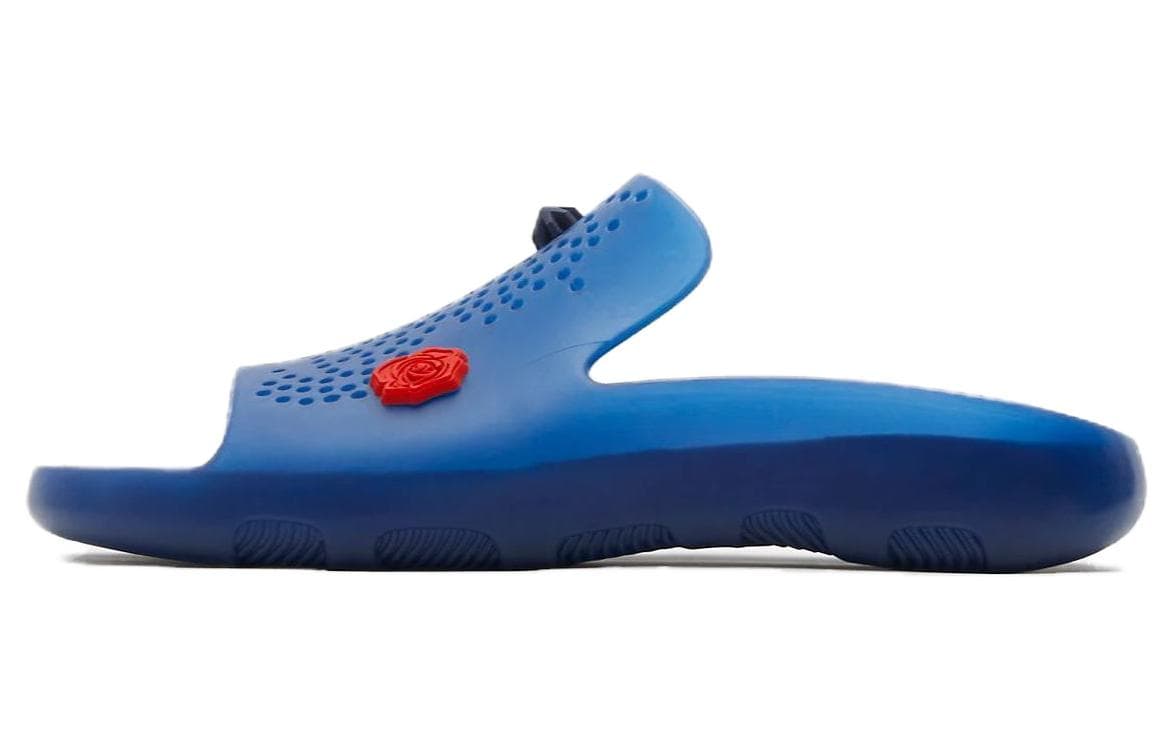 Burberry Rubber Comfort Versatile Quick-Dry Slide Sandals Women's Blue